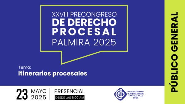 Precongreso de Derecho Procesal - Capítulo Buga - Público en General