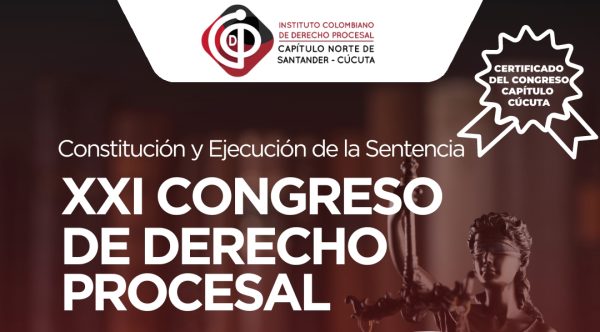 Precongreso de Derecho Procesal Capítulo Cúcuta - Certificado